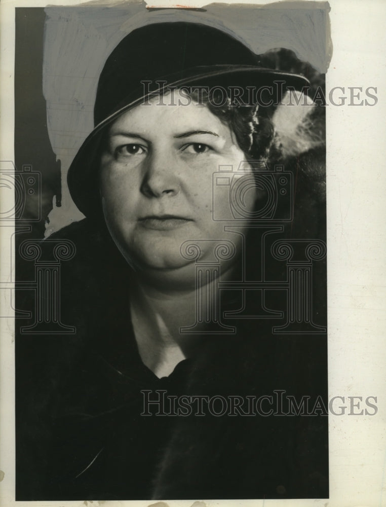 1933 Press Photo Mrs. G.E. Corby - neo10690
