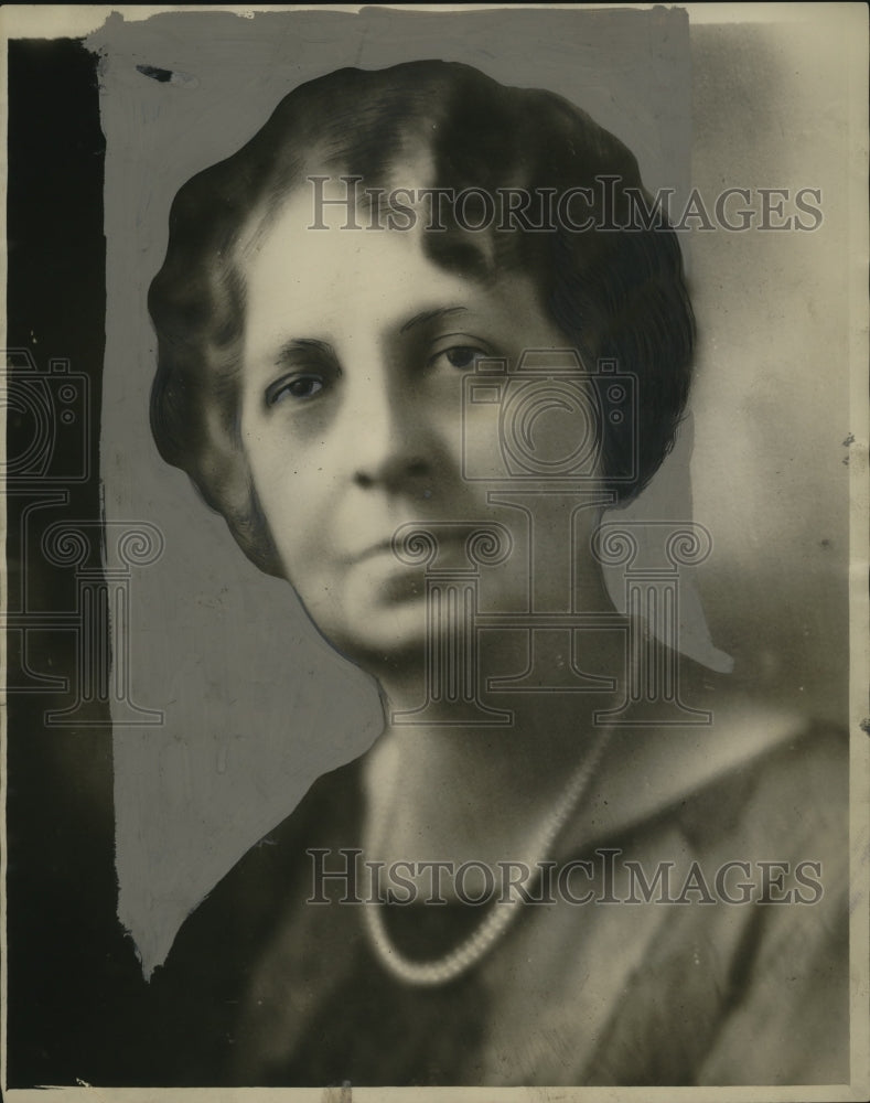 1927 Press Photo Mrs. Joseph A. Kysela of Leonarda Society - neo10716