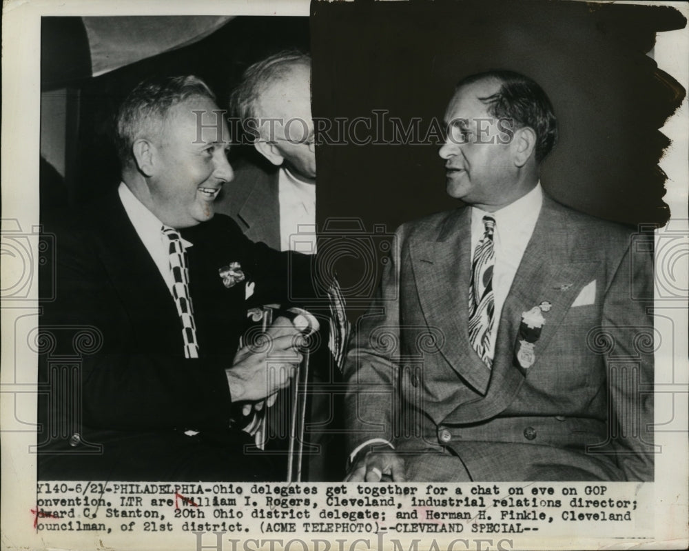 1948 Press Photo Ohio GOP Republican Convention Delegates - neo10799- Historic Images