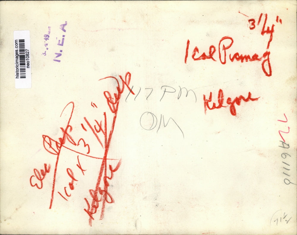 1949 Press Photo Sen. Harley W. Killgore made slighting ref to Rear Adm. B.H