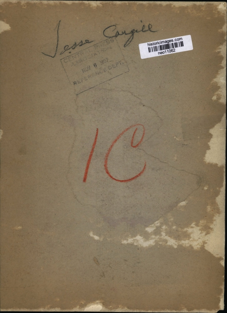 1937 Press Photo Jesse Cargill in a shirt & tie - neo11062