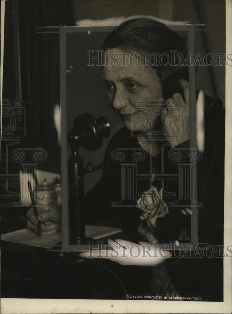 1925 Press Photo Mrs Scott Durand Coups Millions on Wheat Market - neo11132