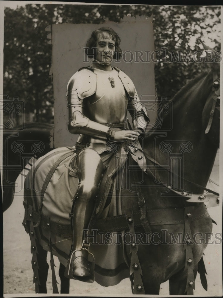 1931 Press Photo Joan of Arc celebrations pageant at Rouen France - neo11137