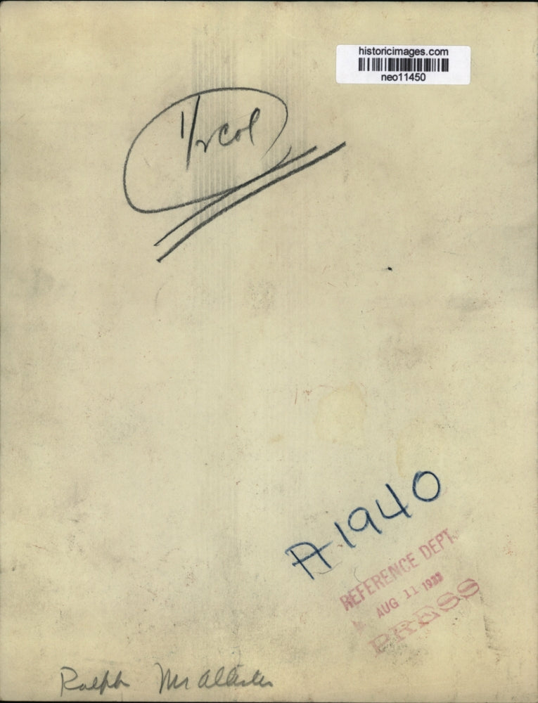 1933 Press Photo Ralph McAllister - neo11450