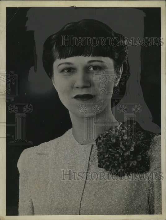 1940 Press Photo Cilli Metz - neo11460
