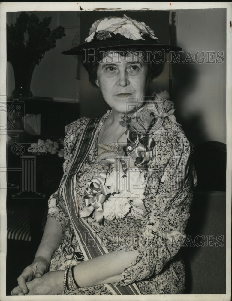 1941 Press Photo Mrs. William H. Pouch, Probable President General of D.A.R.