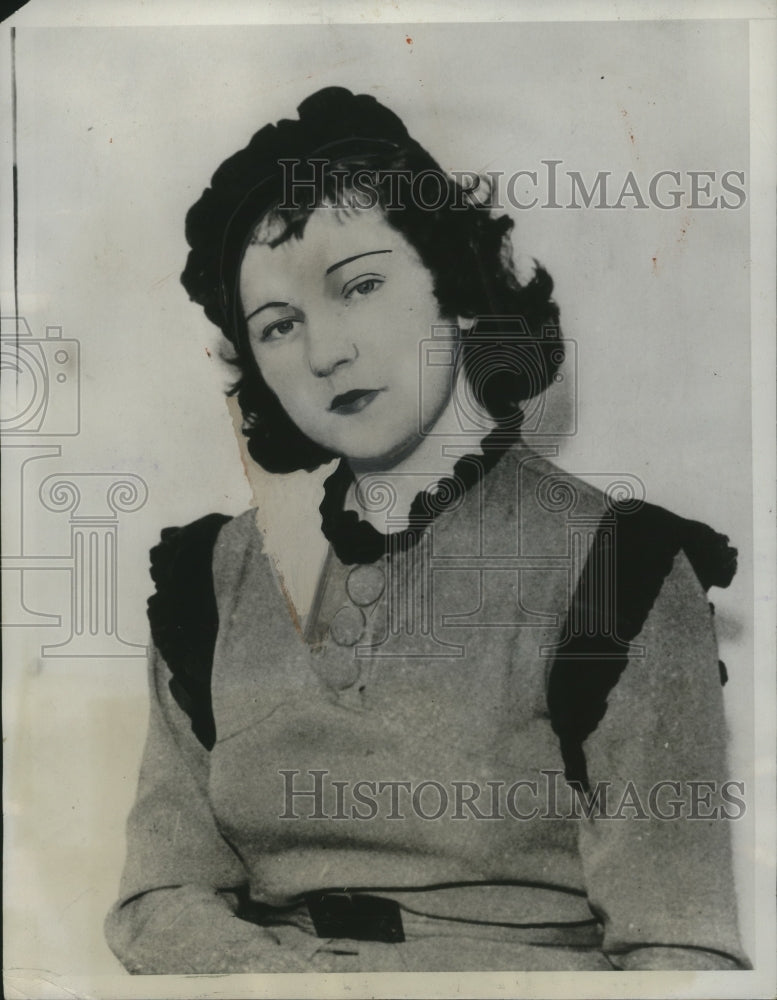 1934 Press Photo Shirley La Belle sues Max Baer - neo11704