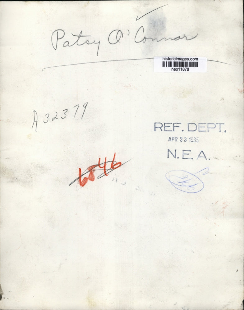 1935 Press Photo Patsy O'Connor - neo11878