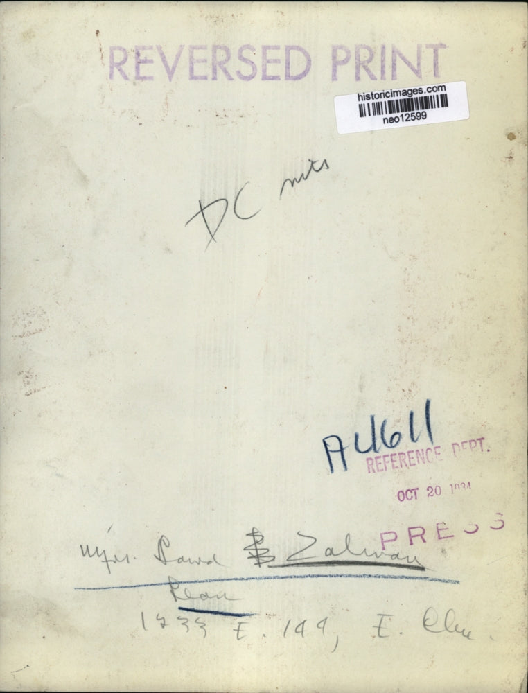 1934 Press Photo Lawd Zalivar Rean Violinist - neo12599