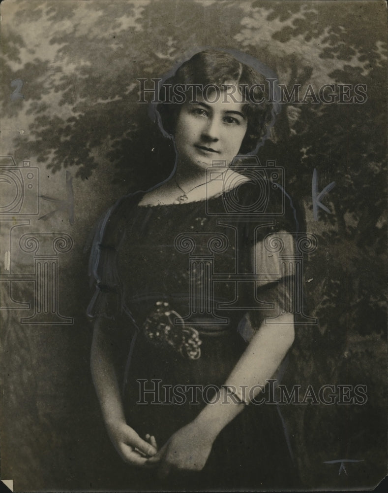 1925 Press Photo Mrs Julio Madero - neo12606
