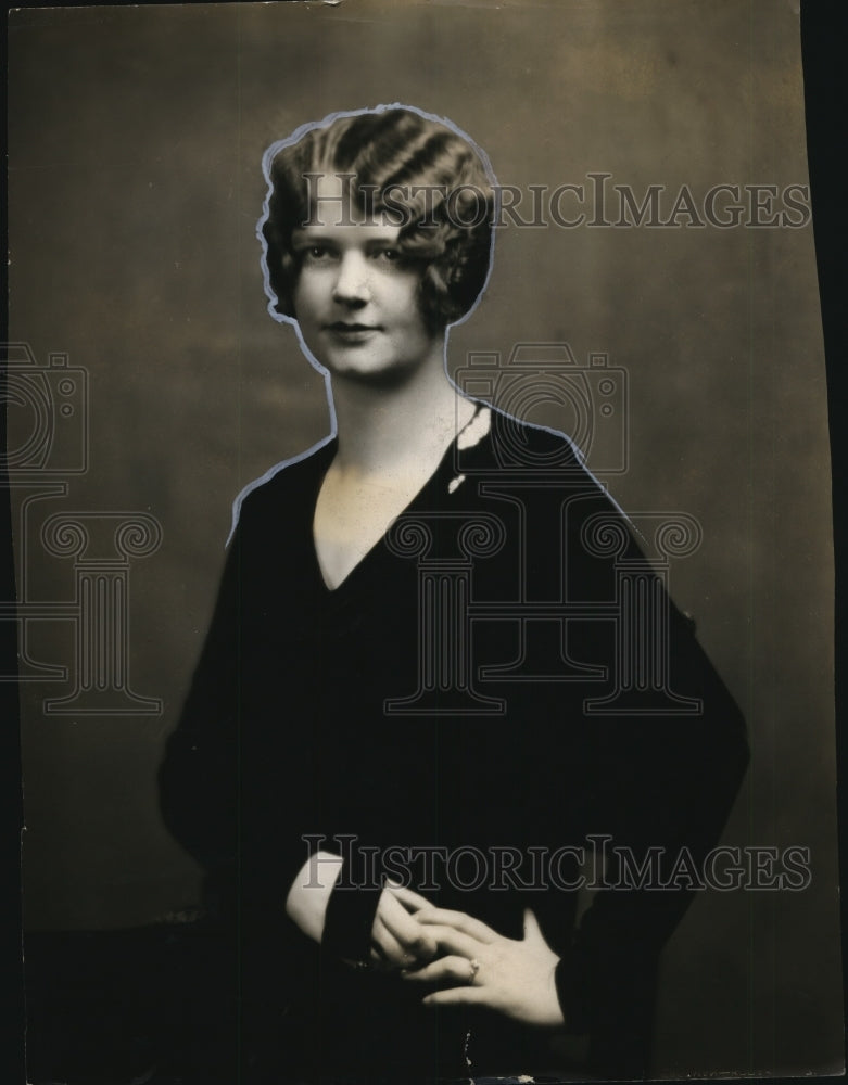 1926 Press Photo Doris Jackson Engaged to Dr John Thomas Fawcett - neo12734