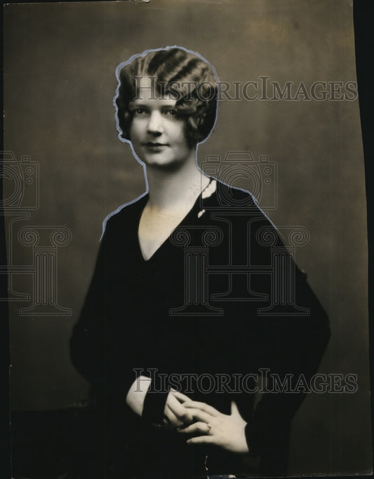 1926 Press Photo Doris Jackson Engaged to Dr John Thomas Fawcett - neo12734