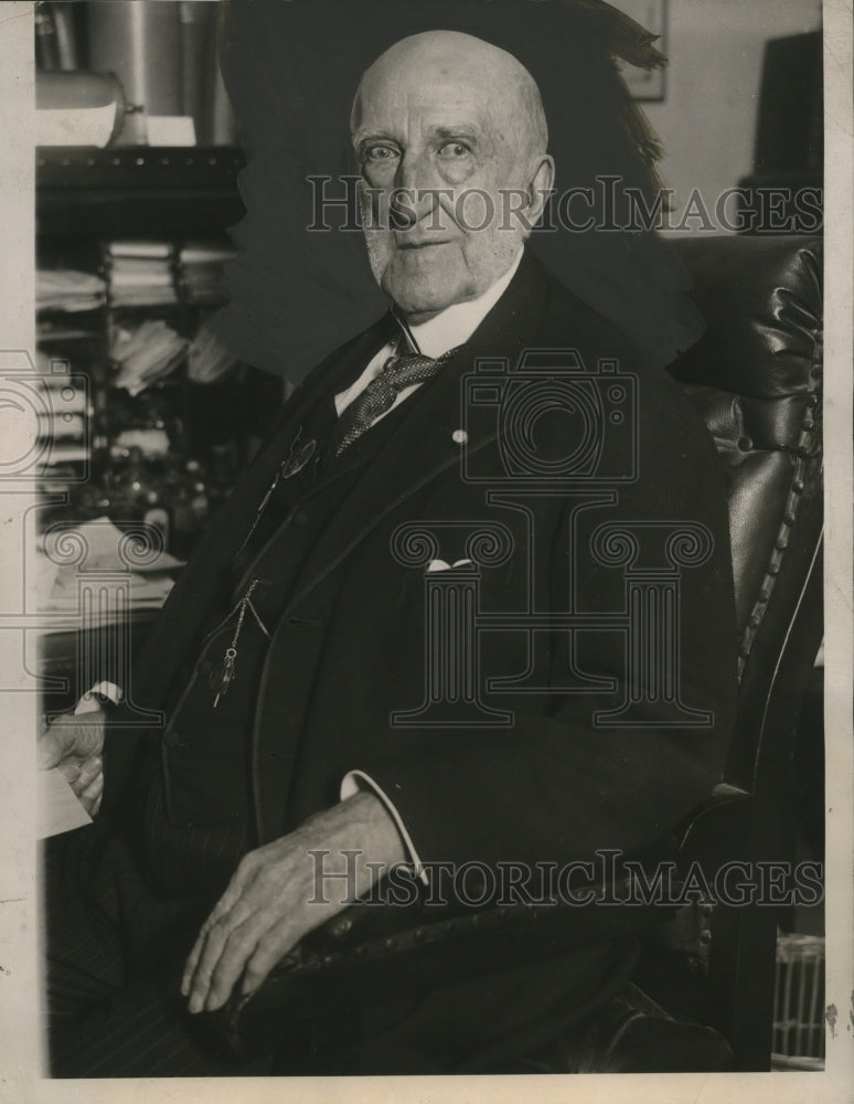 1923 Press Photo Chauncey Depew former US Senator of NY on 87 birthday
