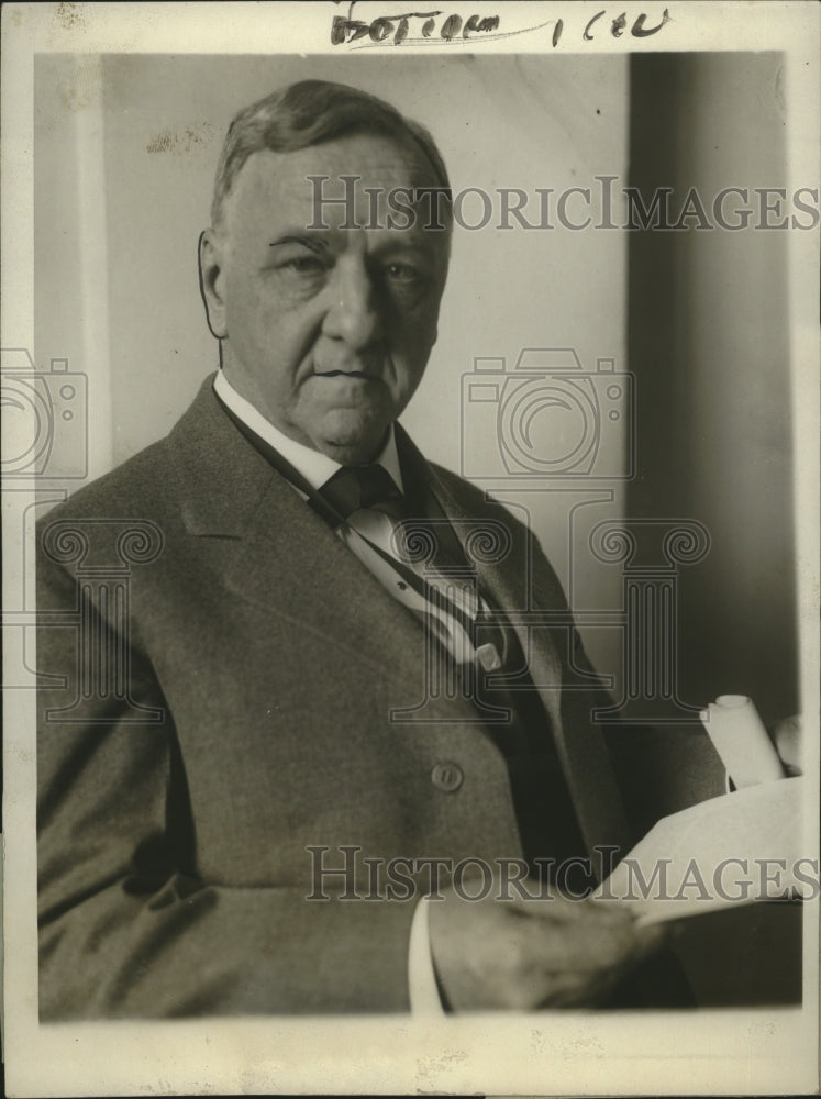 1930 Press Photo Josephus Danies Secretary of the Navy testifys on prohibition