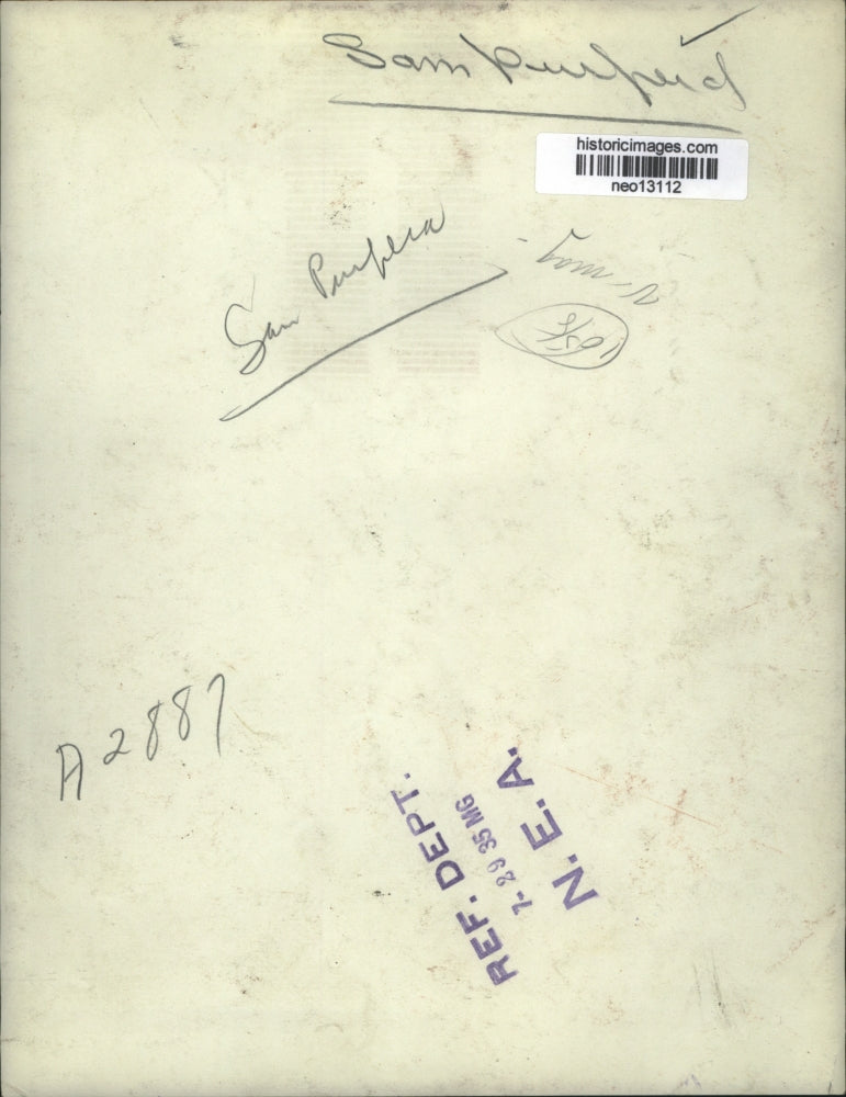 1935 Press Photo Sam Purferu - neo13112