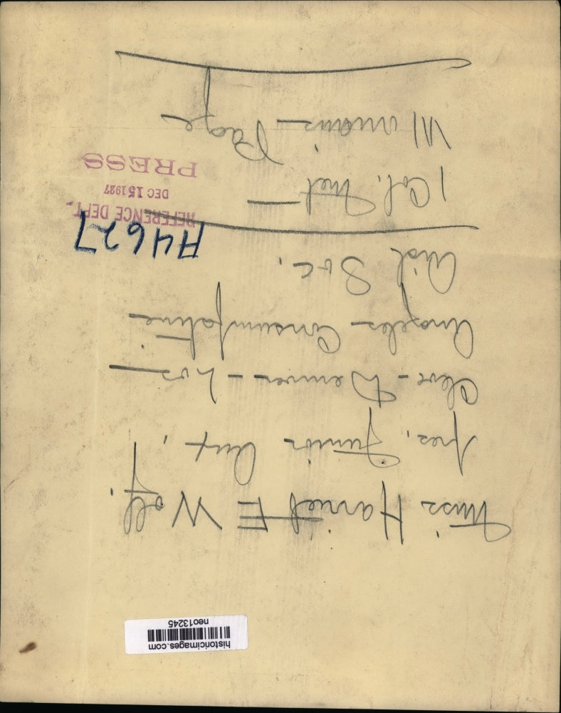 1927 Press Photo Miss Harriet Wolf Pres of Junior Auxiliary Cleve-Denver-LA