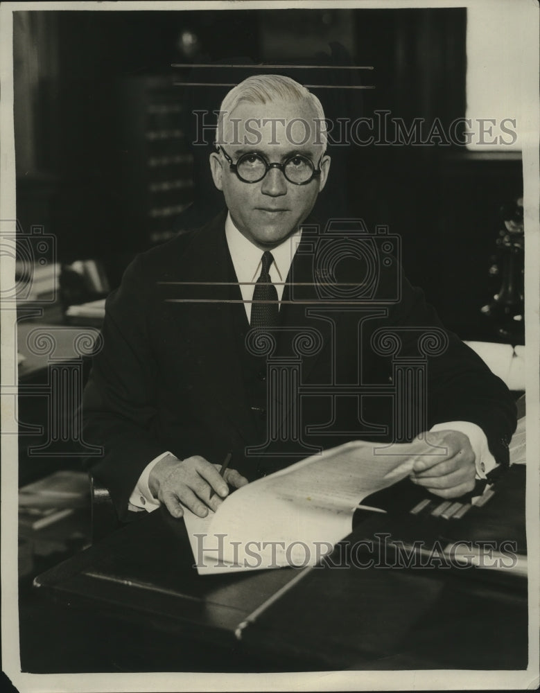 1930 Press Photo Dr William Elgin Wickenden New President of Case School
