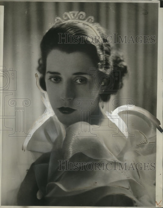 1934 Press Photo Beverly Schaeffer - neo13332