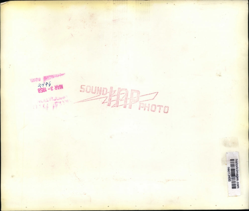 1953 Press Photo Anthony Eden L & Richard Butler R, Arriving on Queen Elizabeth