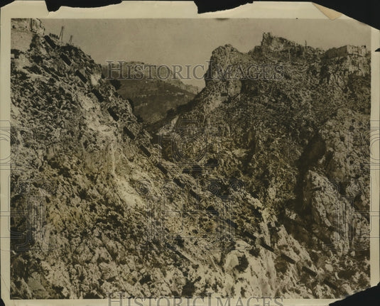 1931 Press Photo Path Taken by Car That Lead to Death of Mrs. David Townsend