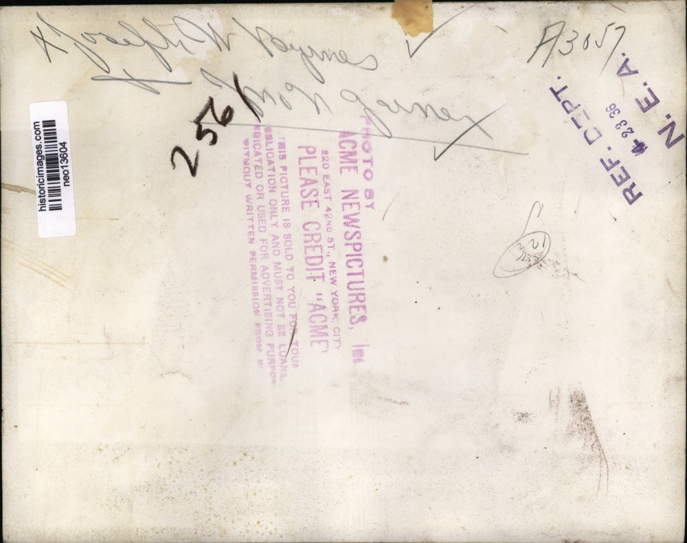 1936 Press Photo Joseph W Byrnes & John N Garner at political convention