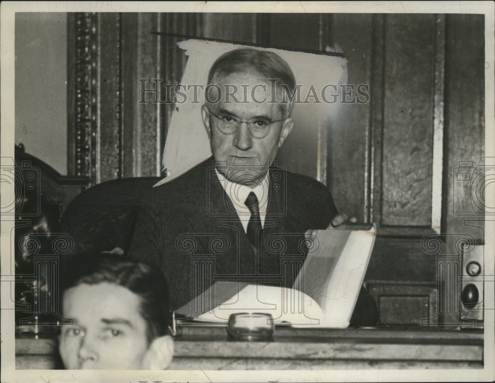 1938 Press Photo Judge Albert L Reeves - neo13869