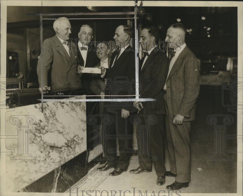 1925 Press Photo W A Nicol Equitable Trust Co Chicago Doc Krone Pat Carr Fund