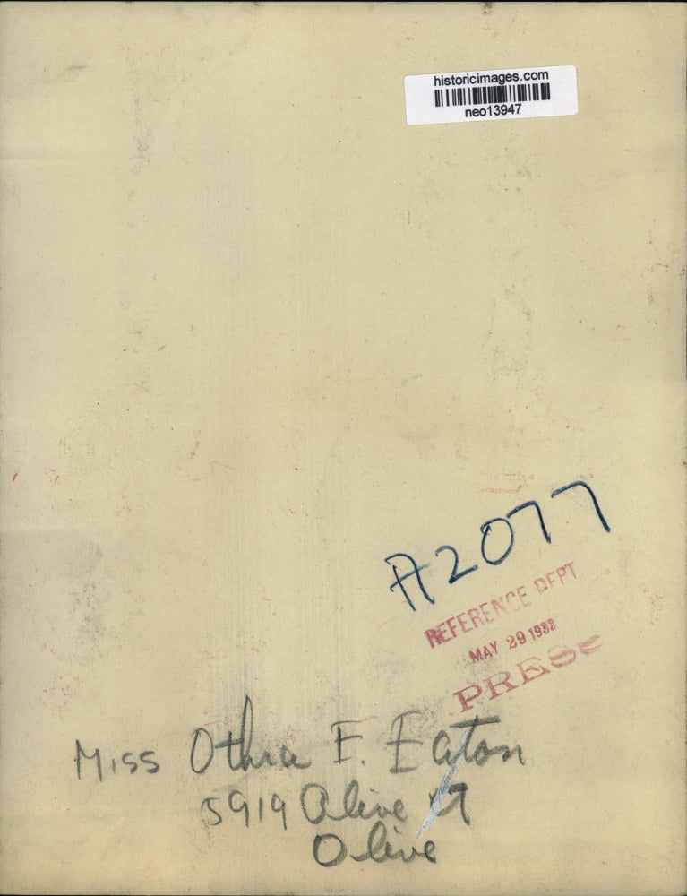 1932 Press Photo Miss Othra Eaton - neo13947
