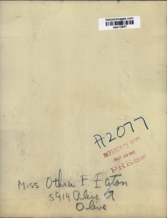 1932 Press Photo Miss Othra Eaton - neo13947