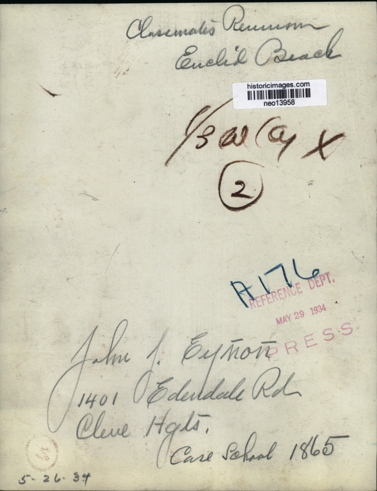 1934 Press Photo John Eynon Of Cleveland Heights, Ohio - neo13958