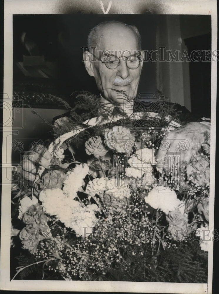 1940 Press Photo Representative Edward T Taylor of Colorado on 82nd Birthday