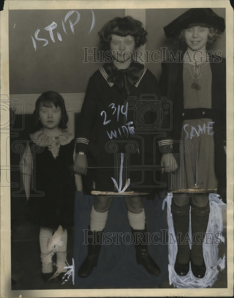 1922 Press Photo Little Pirates Galoshes Russian boots worn by children