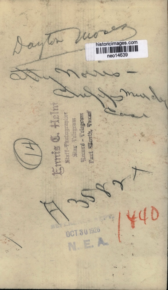 1926 Press Photo Attorney Dayton Norris in Murder Case - neo14639