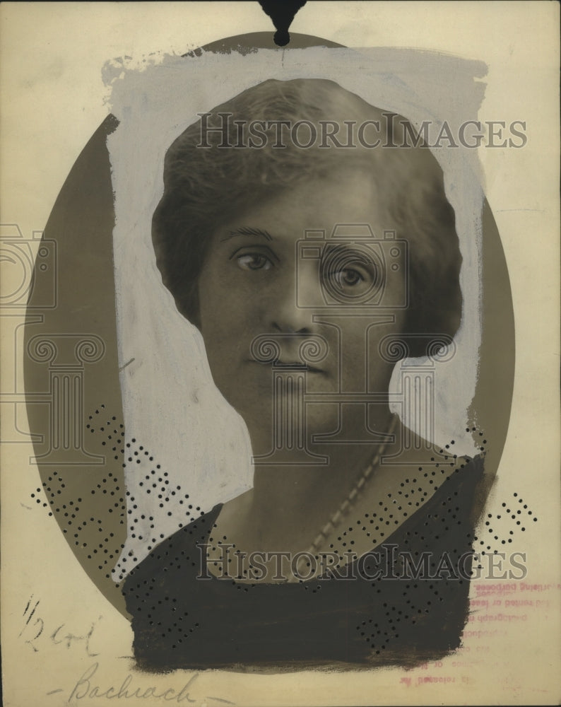 1927 Press Photo Mrs Fred Wellman for Community Fund - neo15005