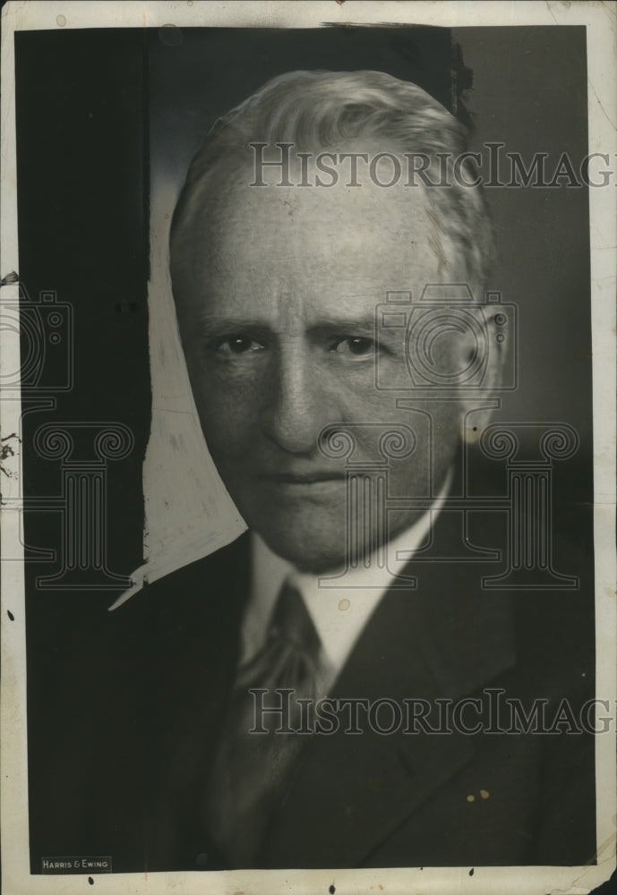 1933 Press Photo Senator Carter Glass from Virginia - neo15067