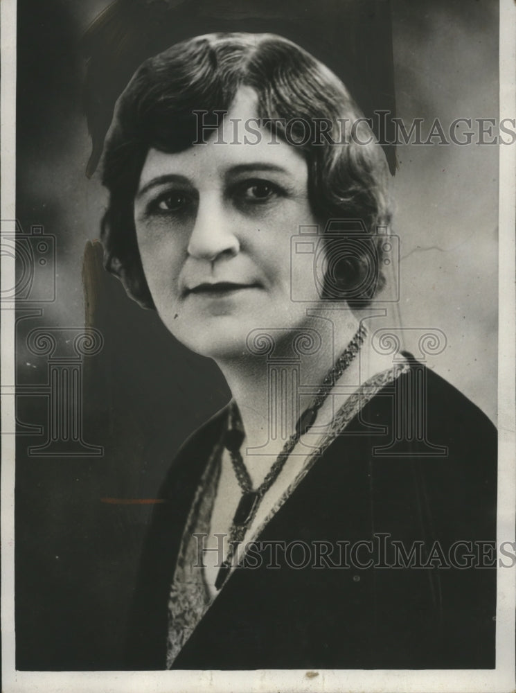 1932 Press Photo Mabel Bassett State Commissioner Charities Corrections Oklahoma