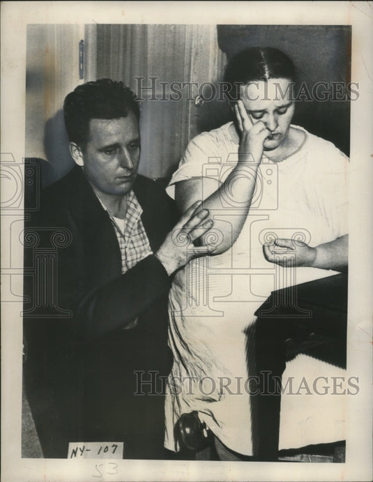 1949 Press Photo Stella Komorek Confesses to Accidental Killing of Child, NY