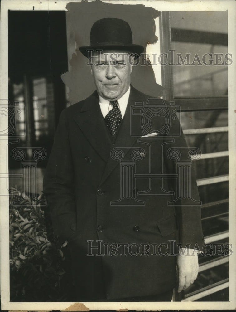 Load image into Gallery viewer, 1933 Press Photo Myron C. Taylor US. Steel Chief returns from European Vacation
