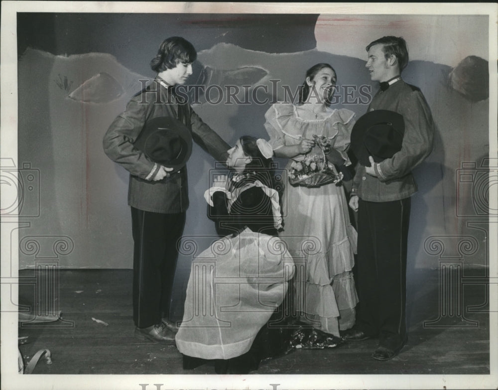1973 Press Photo Olmsted Falls High School's Musical Play, - neo15263