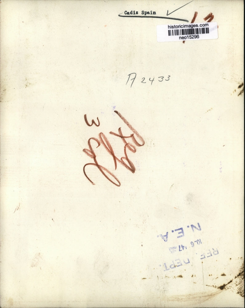 1947 Press Photo Cadiz Spain - neo15296