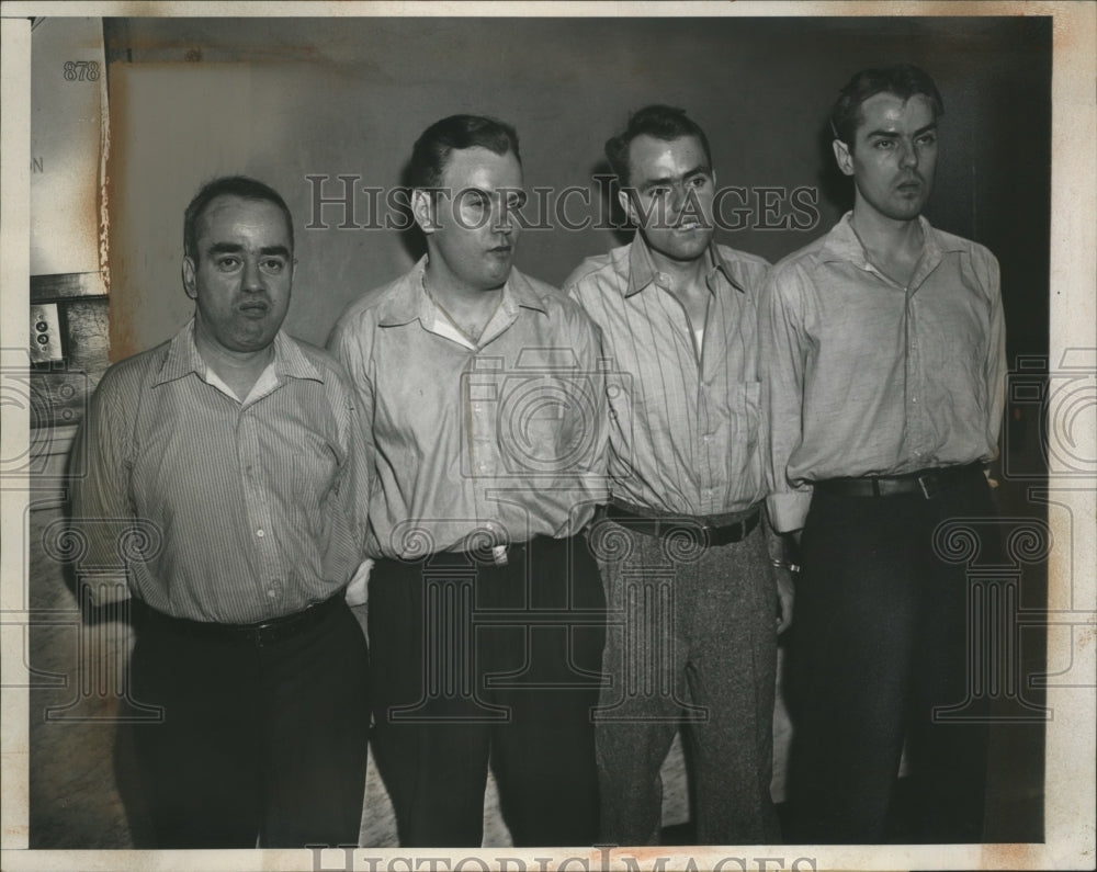 1946 Press Photo Gabriel Brothers of Ontarioville, Illinois at FBI Headquarters