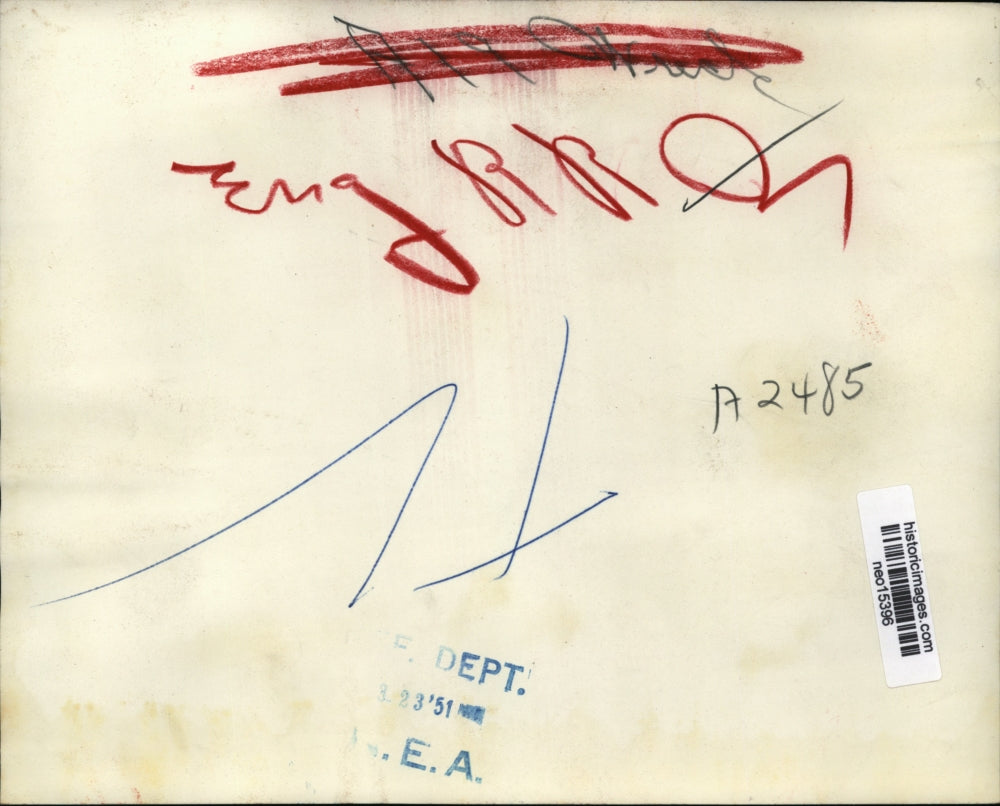 1951 Press Photo Doncaster, England Train Wreck - neo15396