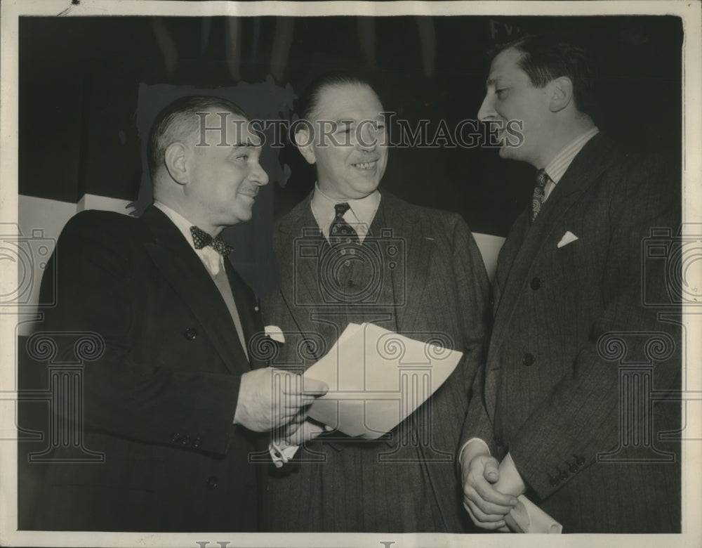 1940 Press Photo Jacques de Sieyes Representative of Charles de Gualle in DC