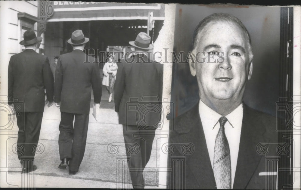1957 Press Photo William A Lee of Teamsters Possible Successor to Dave BEck