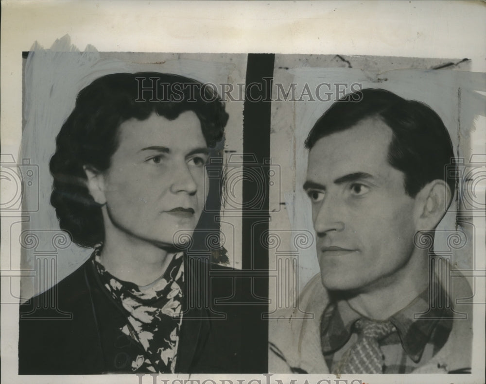 1941 Press Photo Wolf & Marguerite Dobert Last to See Walter Krivitsky Alive