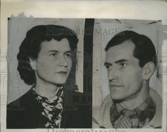 1941 Press Photo Wolf & Marguerite Dobert Last to See Walter Krivitsky Alive