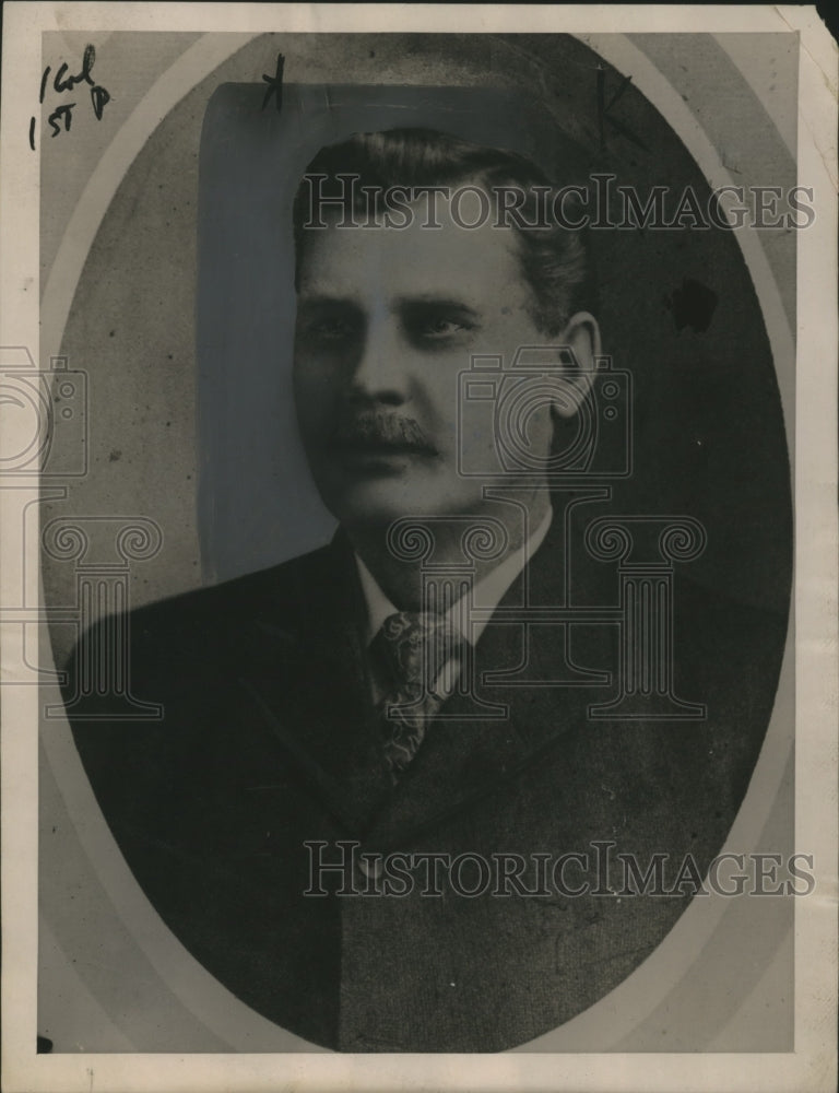 1921 Press Photo Capt Willis Wormel Missing - neo15770- Historic Images