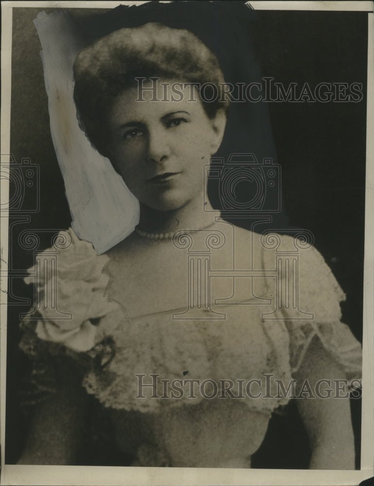 1933 Press Photo Mrs Prentice Daughter of J.D. Prentice - neo15824