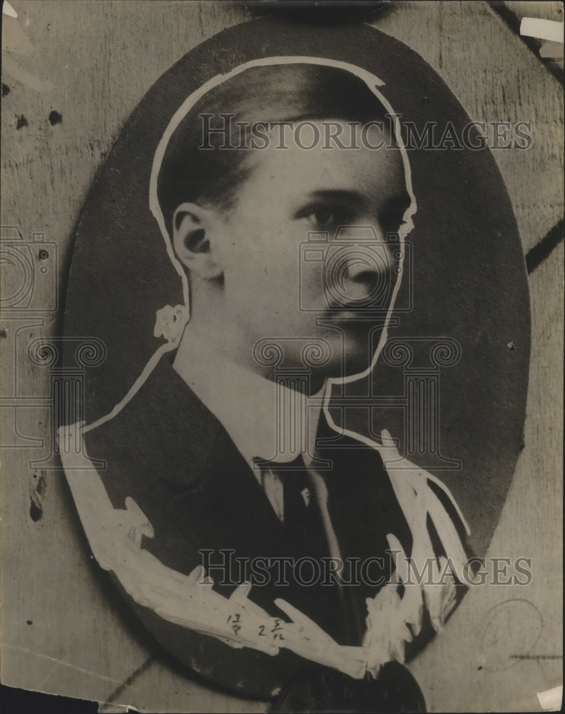 1916 Press Photo Herbert Updike of Oak Park, IL Accused of Attempting Murder