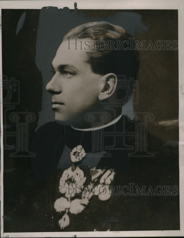 1938 Press Photo Archduke Albrecht of Hungary Expelled for Marrying a Commoner